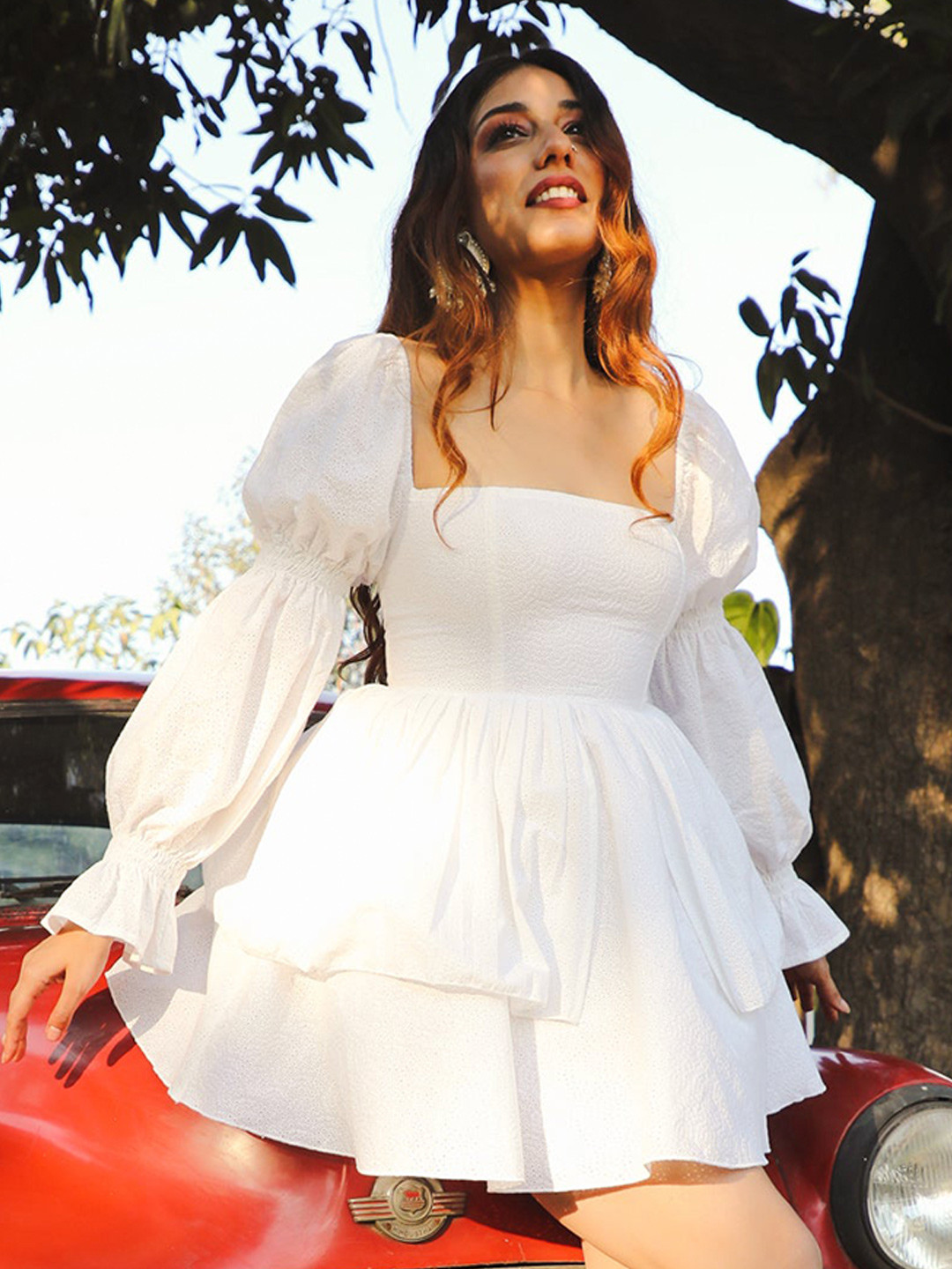 Lea Clothing Co. Crepe A-Line Dress