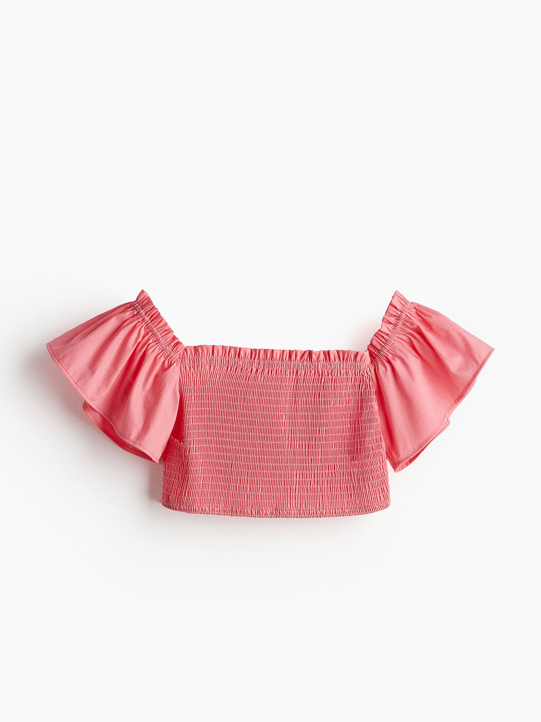 H&M Smocked Cropped Top