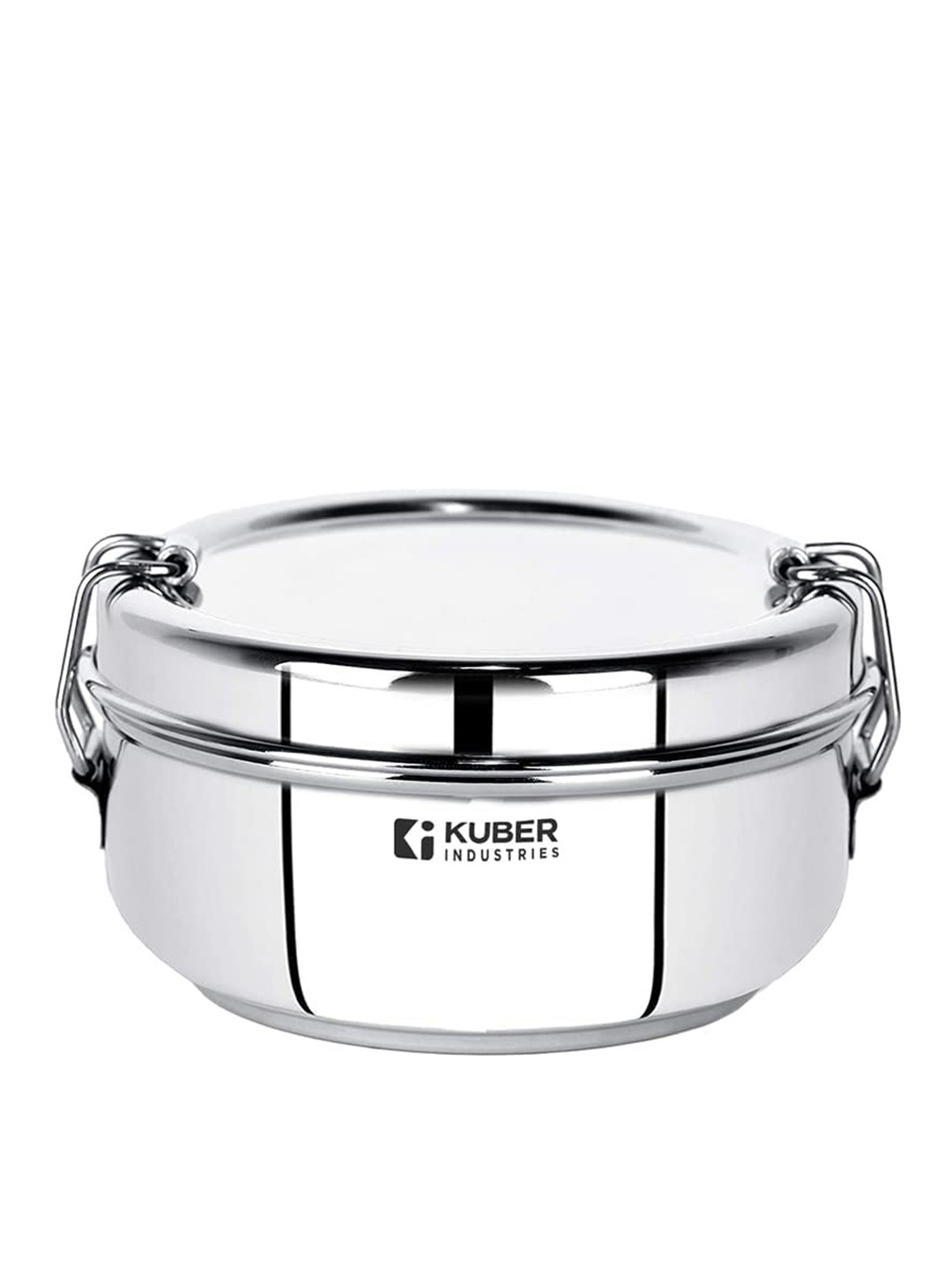 Kuber Industries Food Pack Stainless Steel 6PCs Lunch Box With Spoon and Fork