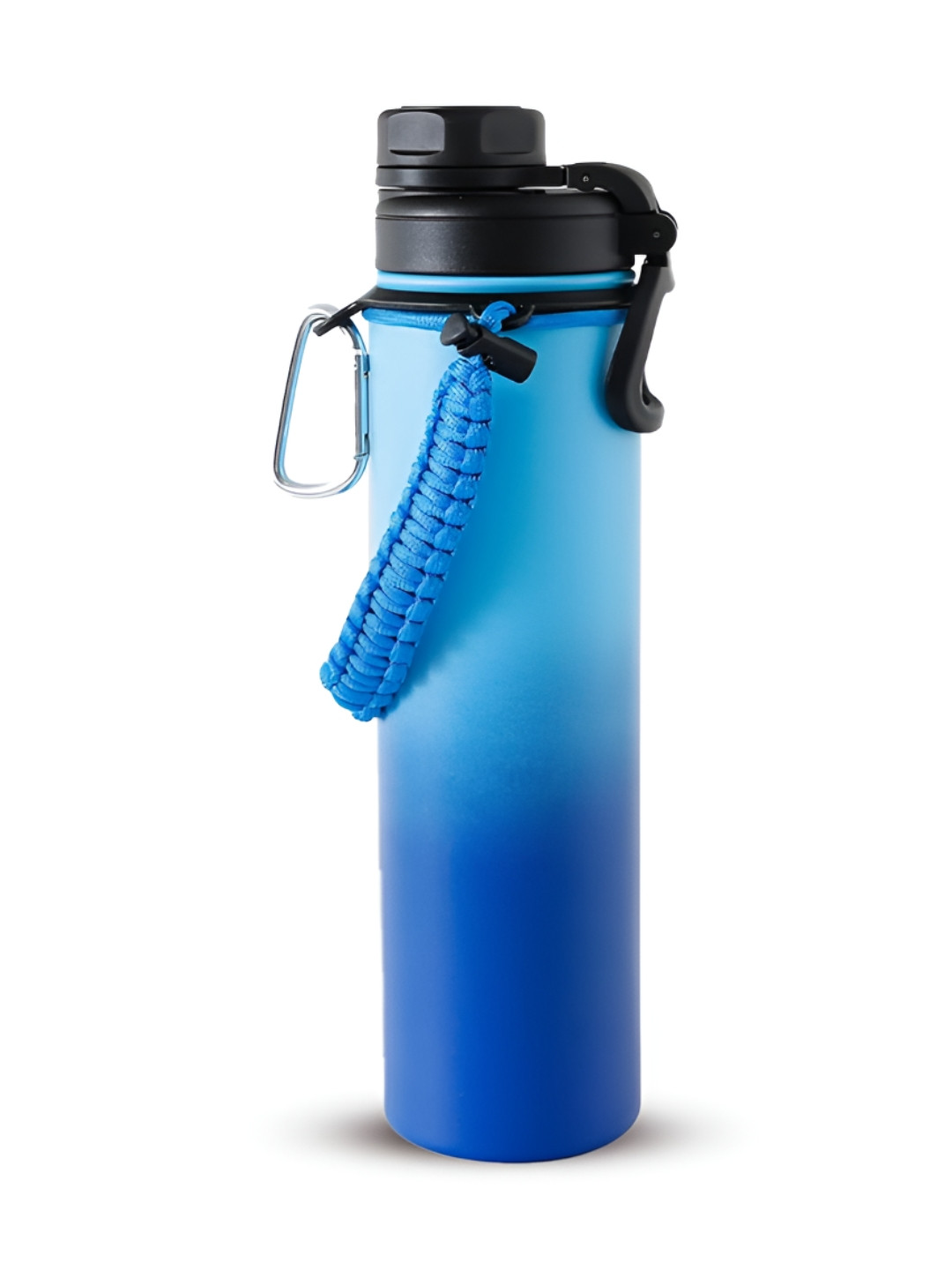 UMAI Blue Colourblocked Stainless Steel Carrying Loop Water Bottle - 720ml