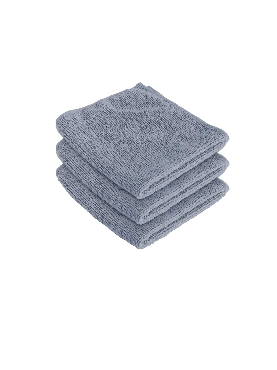 UMAI Grey 3 Pcs Super Absorbent Microber Bath Towels
