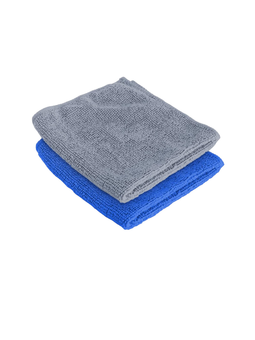 UMAI Grey & Blue 2 Pieces Super Absorbent 400 GSM Face Towels