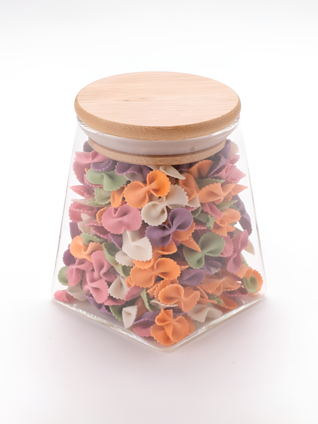 Umai Transparent Borosilicate Glass Clip-On Jar-360ml