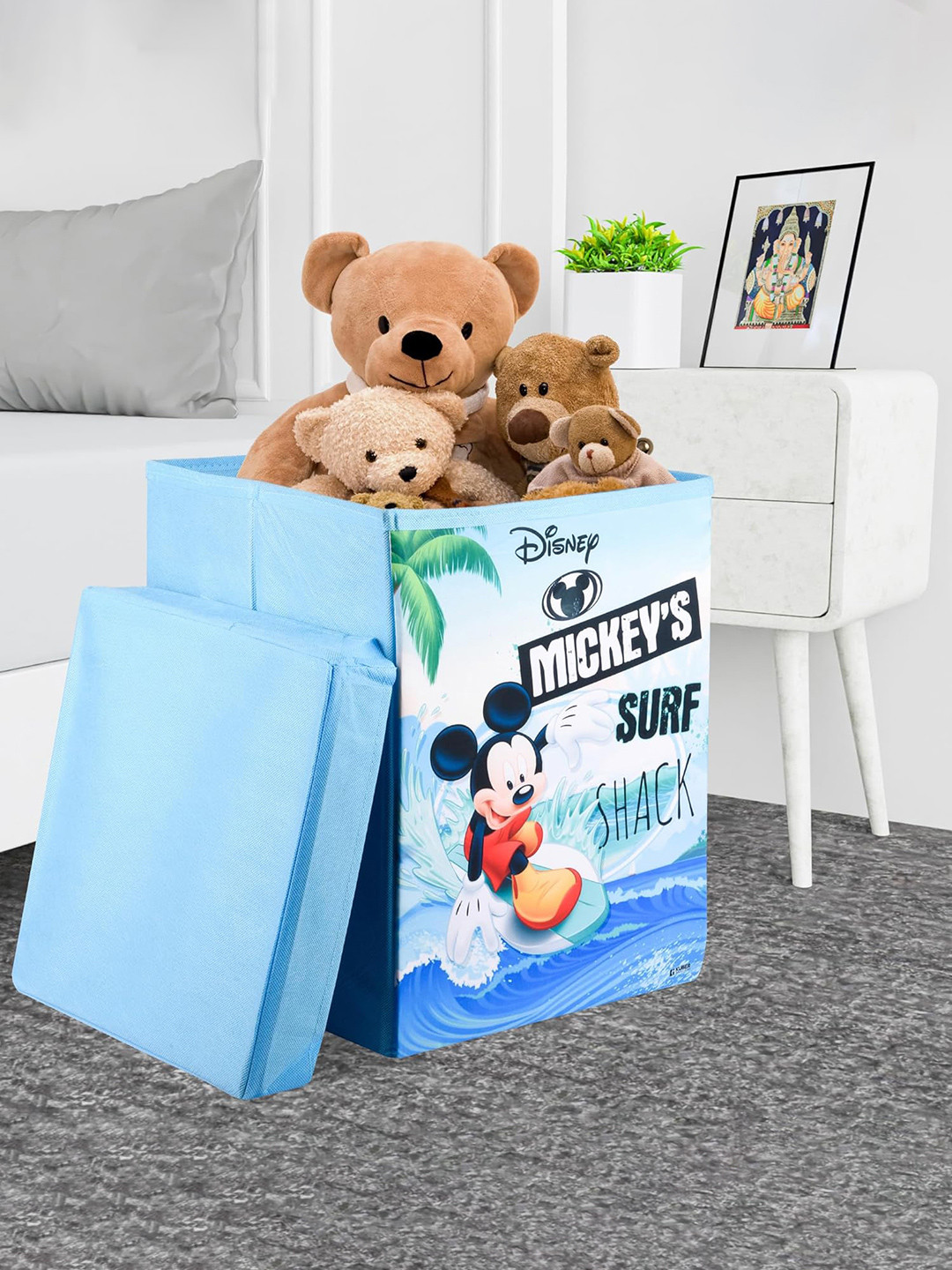 Kuber Industries Disney Print Toy Storage Bag