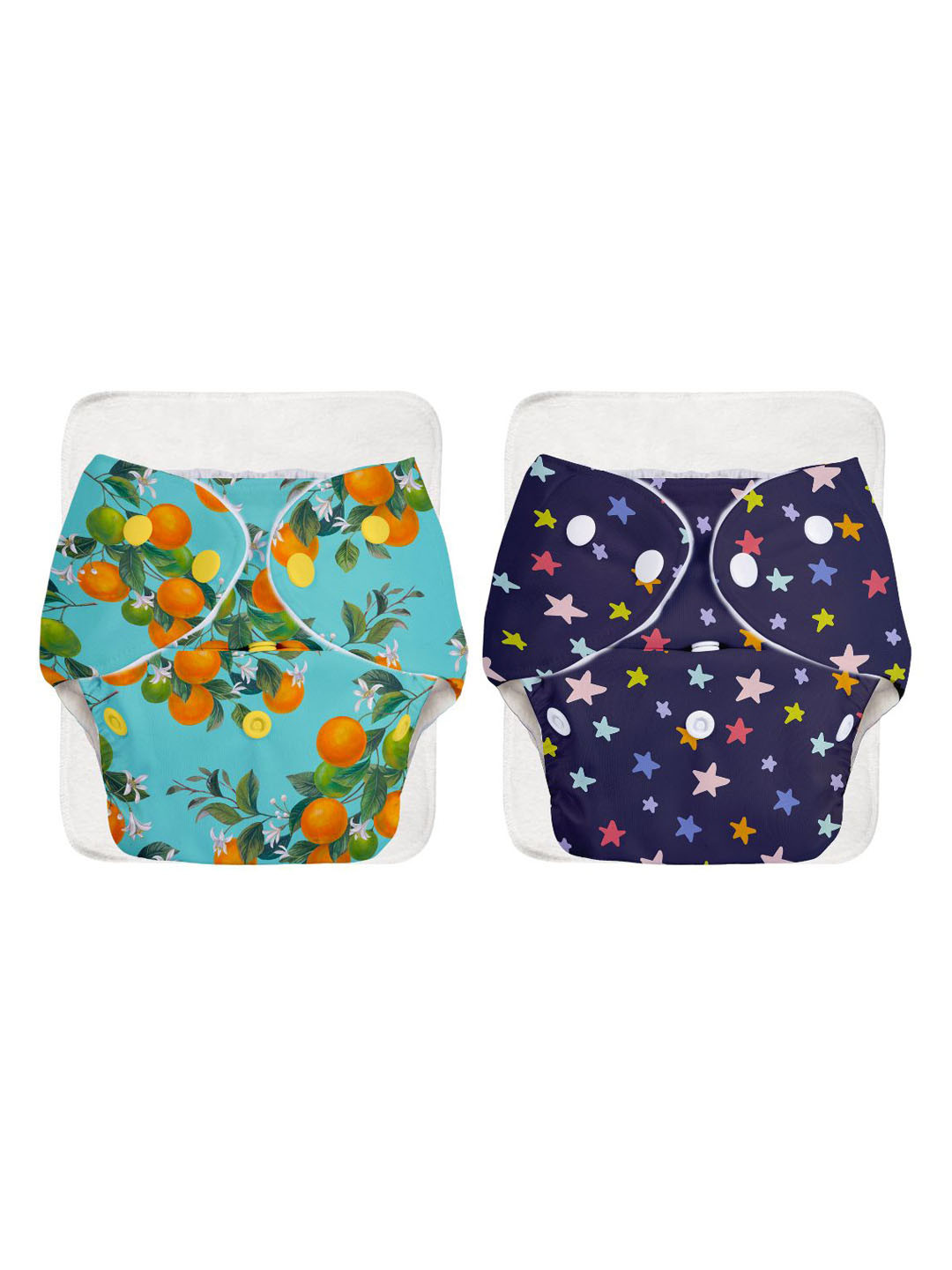 SuperBottoms Set Of 4 UNO Reusable Cloth Diaper-Quick Dry Ultra Thin Pads-04-05