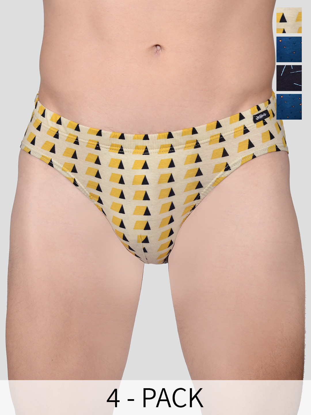 FRENCHIE Pack Of 3 Pure Cotton Basic Briefs FR-MI-BF-DSGNR-10P-100-PO3