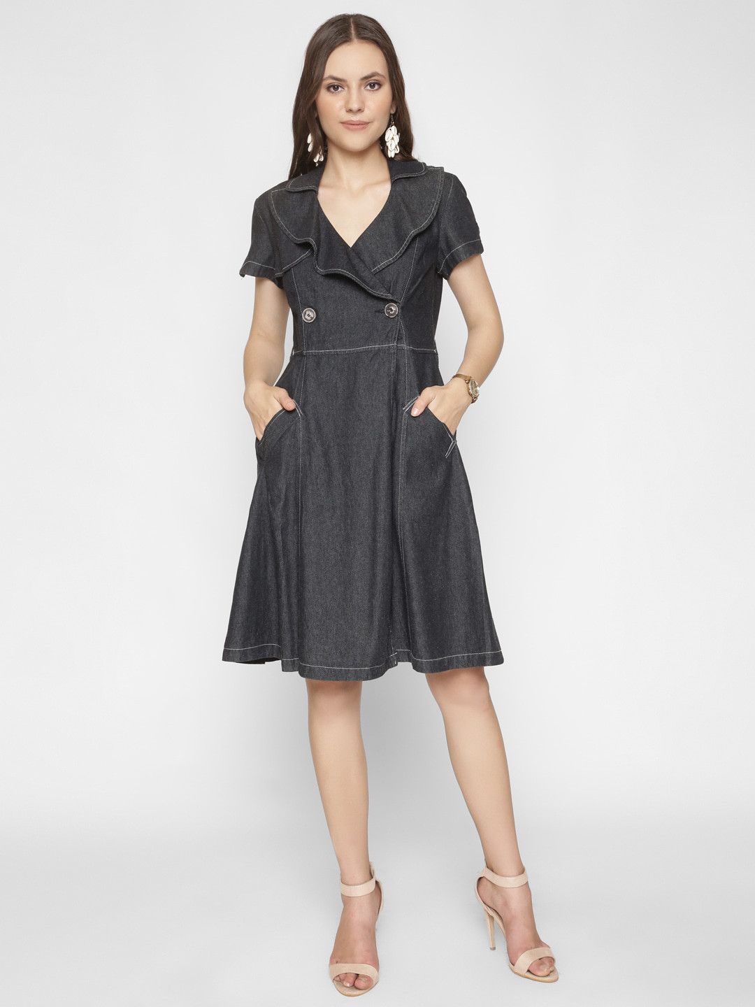 250 DESIGNS Denim Dress