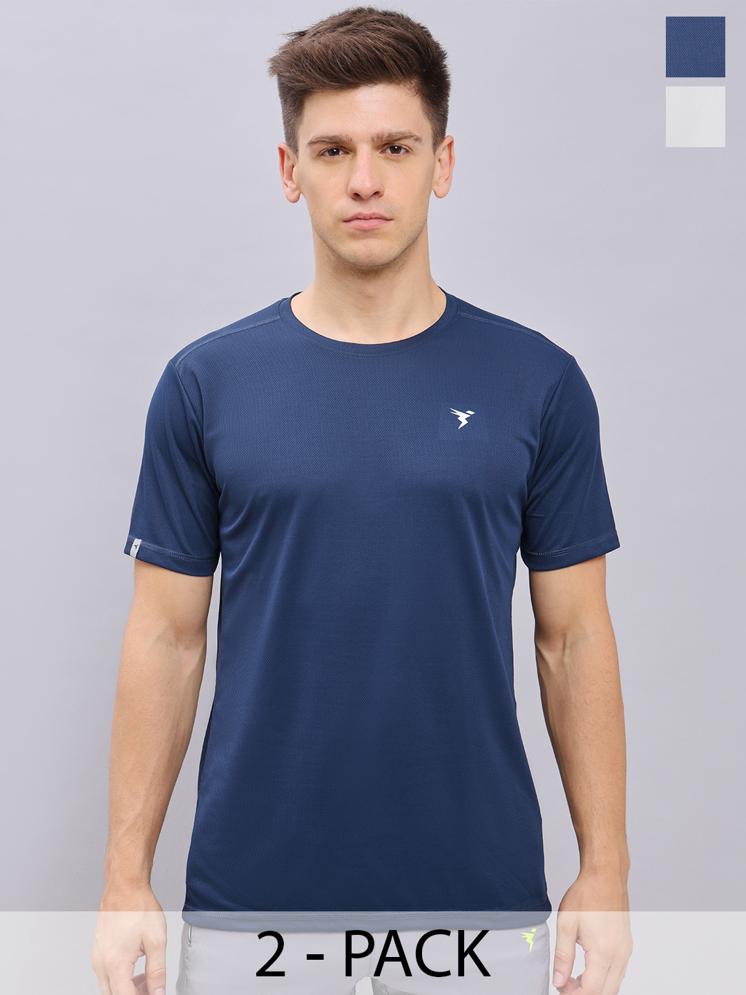 Technosport Pack of 2 Antimicrobial Active Sports T-shirt