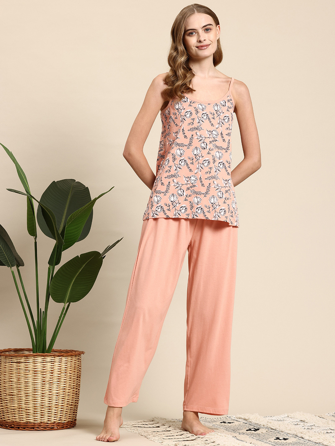 Mast & Harbour Printed Night suit
