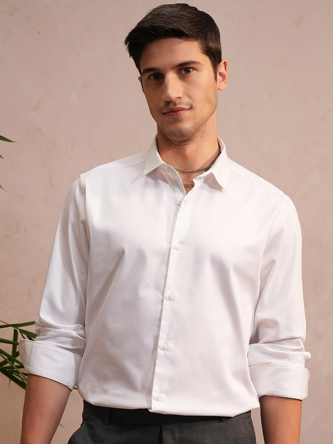 Locomotive Luxe Solid Evening Casual Shirt