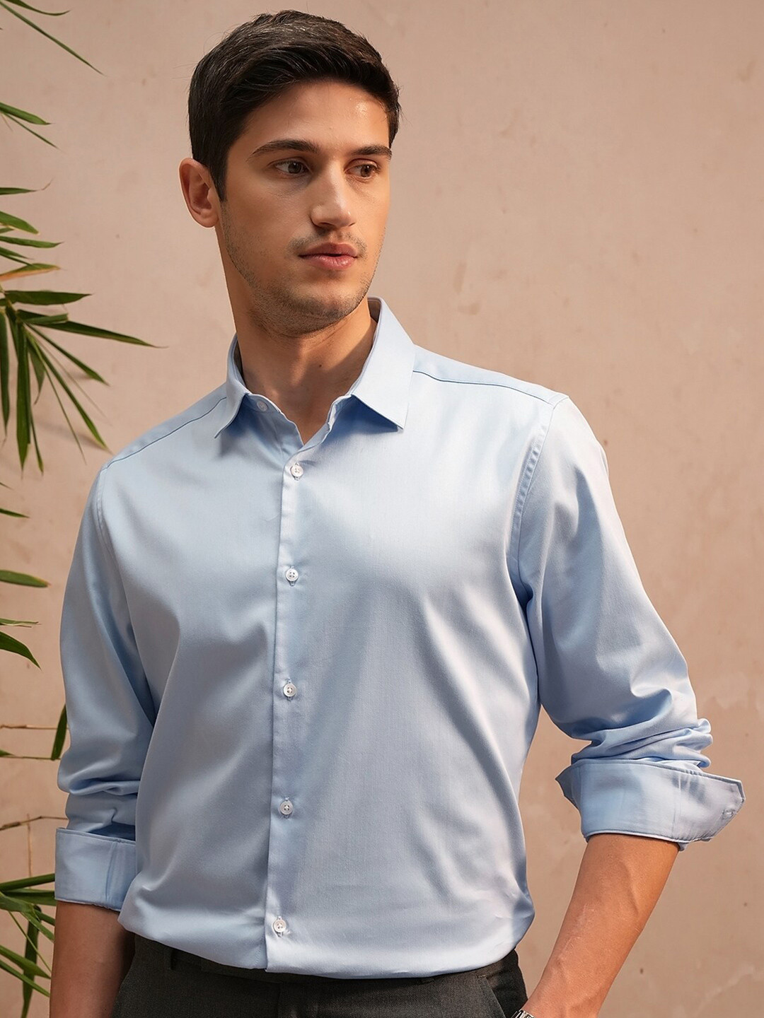 LOCOMOTIVE Luxe Satin Evening Party Shirt
