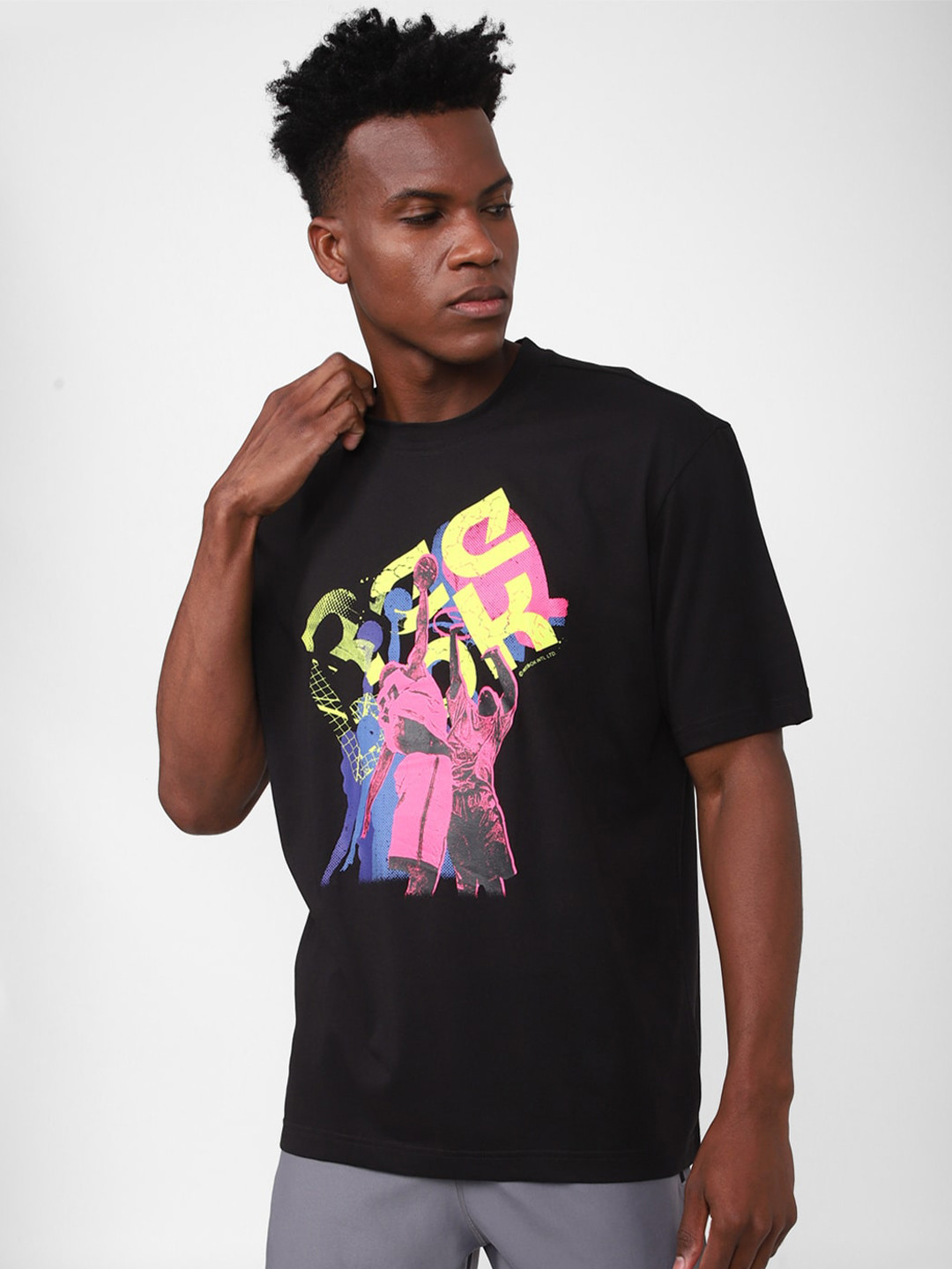 Reebok Unisex GS Ballin Graphic Printed T-Shirt