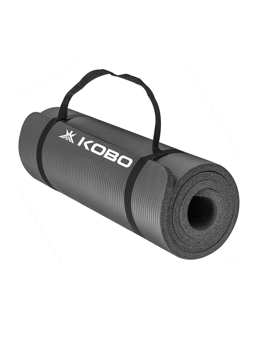 KOBO NBR Grey Anti Skid Yoga Mat