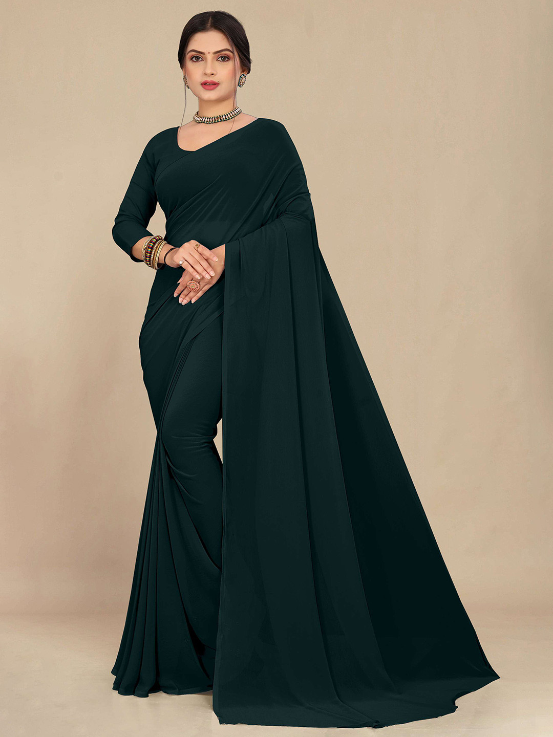 STAVA CREATION Pure Georgette Saree