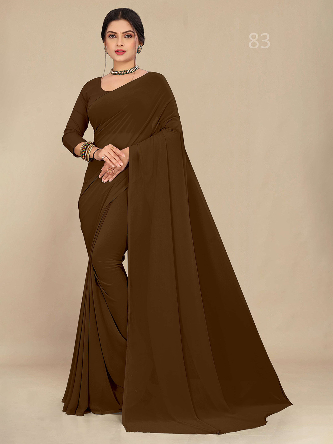 STAVA CREATION Pure Georgette Saree