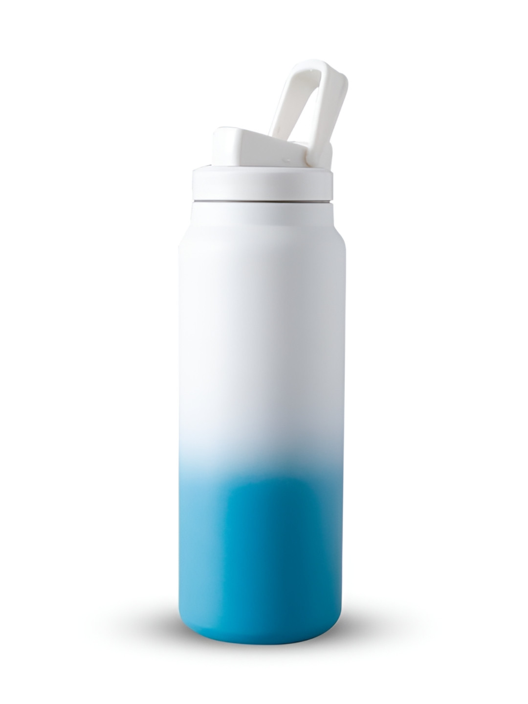 UMAI White Colourblocked Stainless Steel Spill Proof Sipper - 900ml