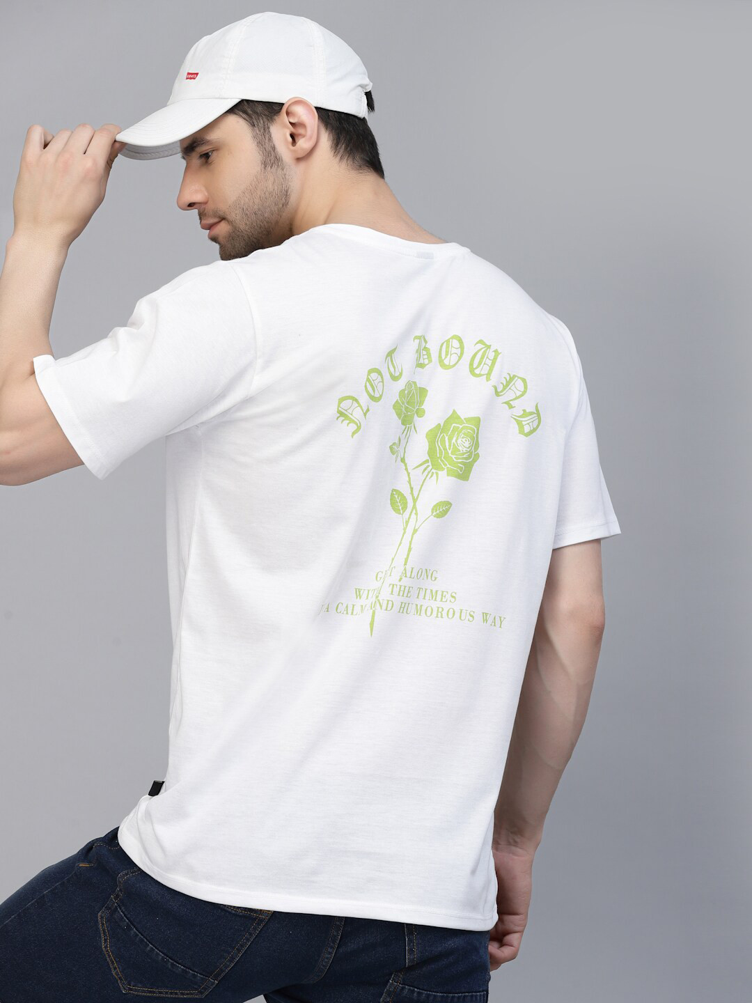 Rigo White Humour and Comic Printed T-Shirt