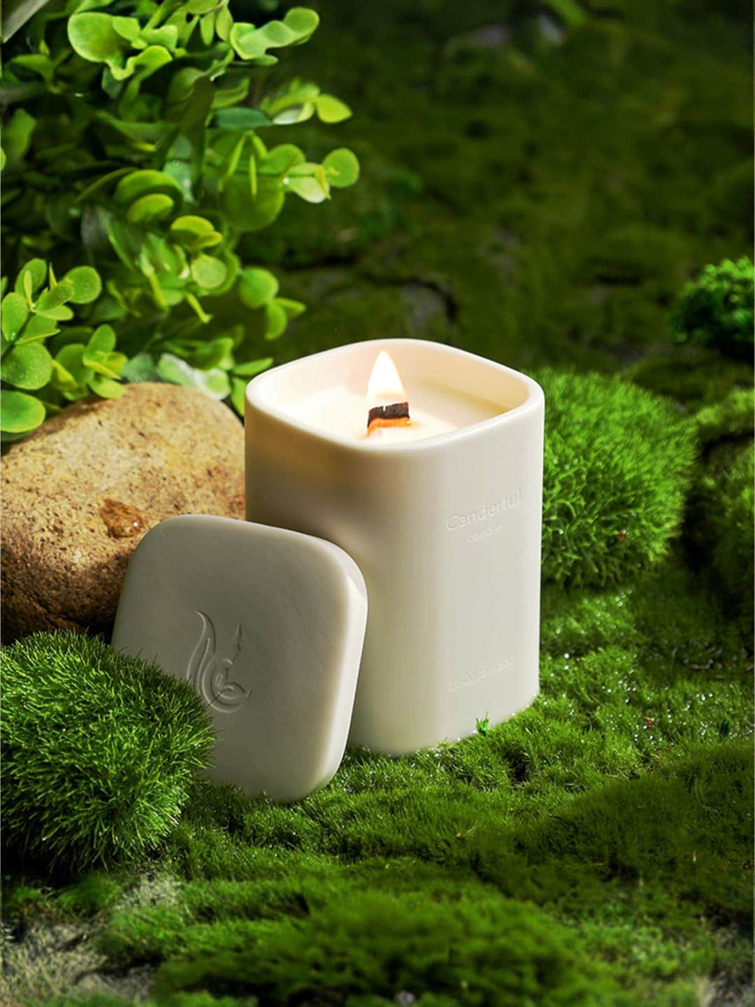 UMAI Christmas festive 1 Wick Vast Ocean and Sky (Fresh) Solid Geometric Jar Candles