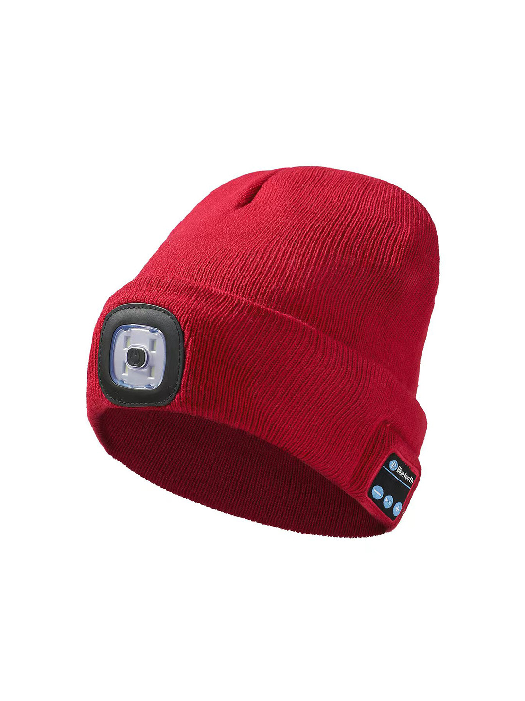 FabSeasons Unisex Beanie with Rechargeable LED Lights & Wireless Bluetooth Headphones