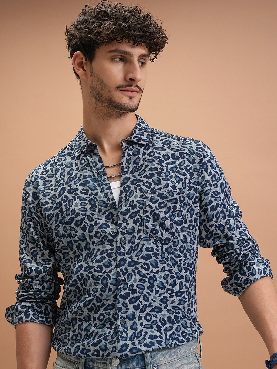 Highlander Men Western Yoke Overshirt