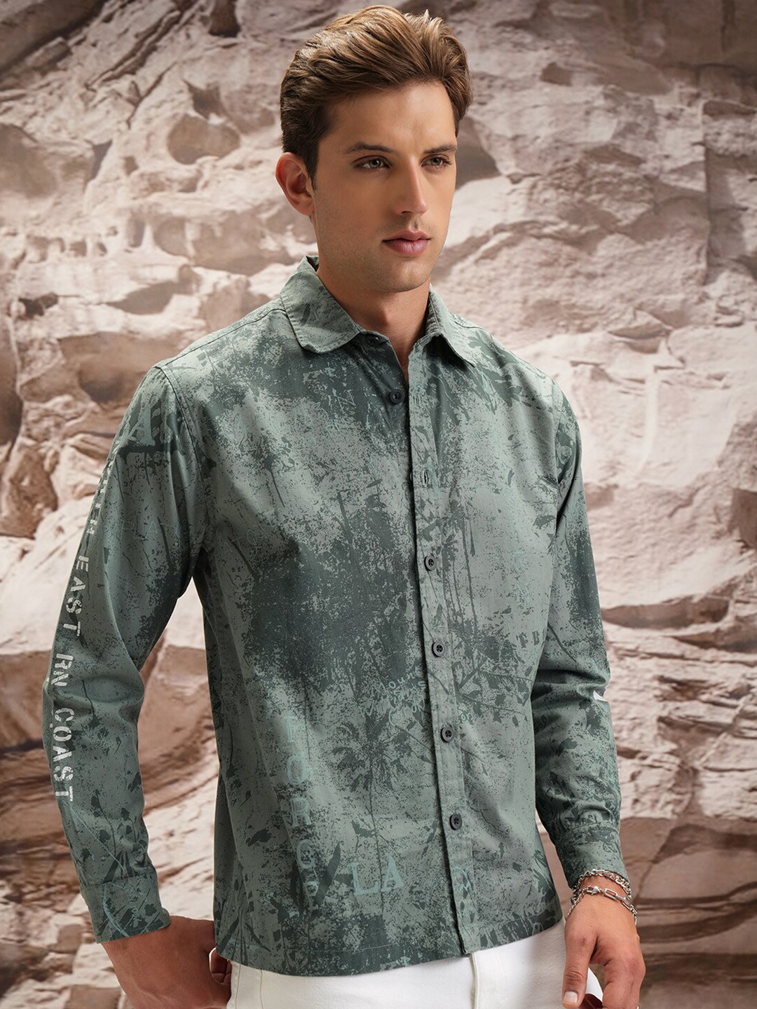 HIGHLANDER Placement Relax Fit Overshirt