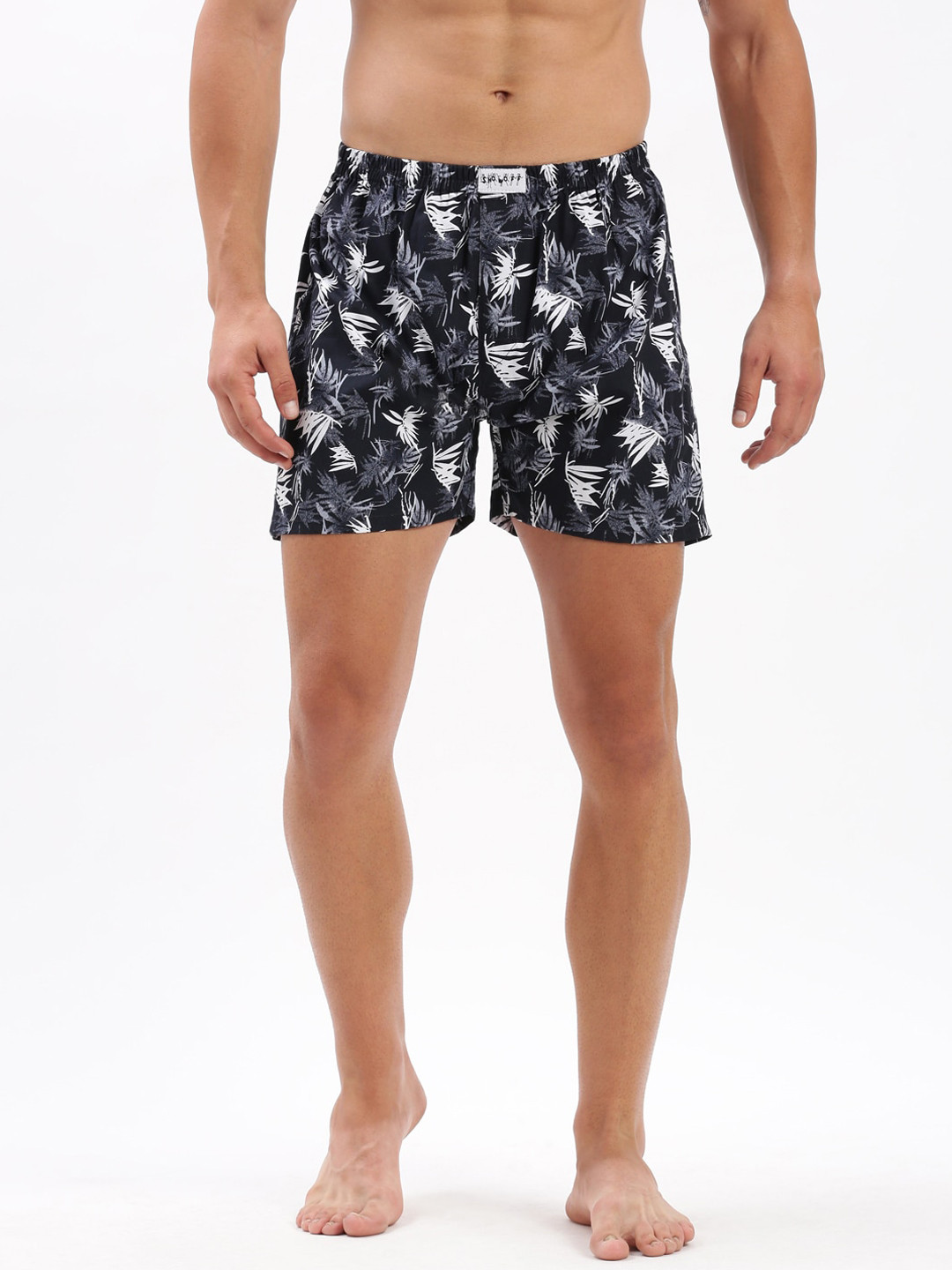 SHOWOFF Printed Cotton Slim-Fit Boxer 143-10_NavyBlue