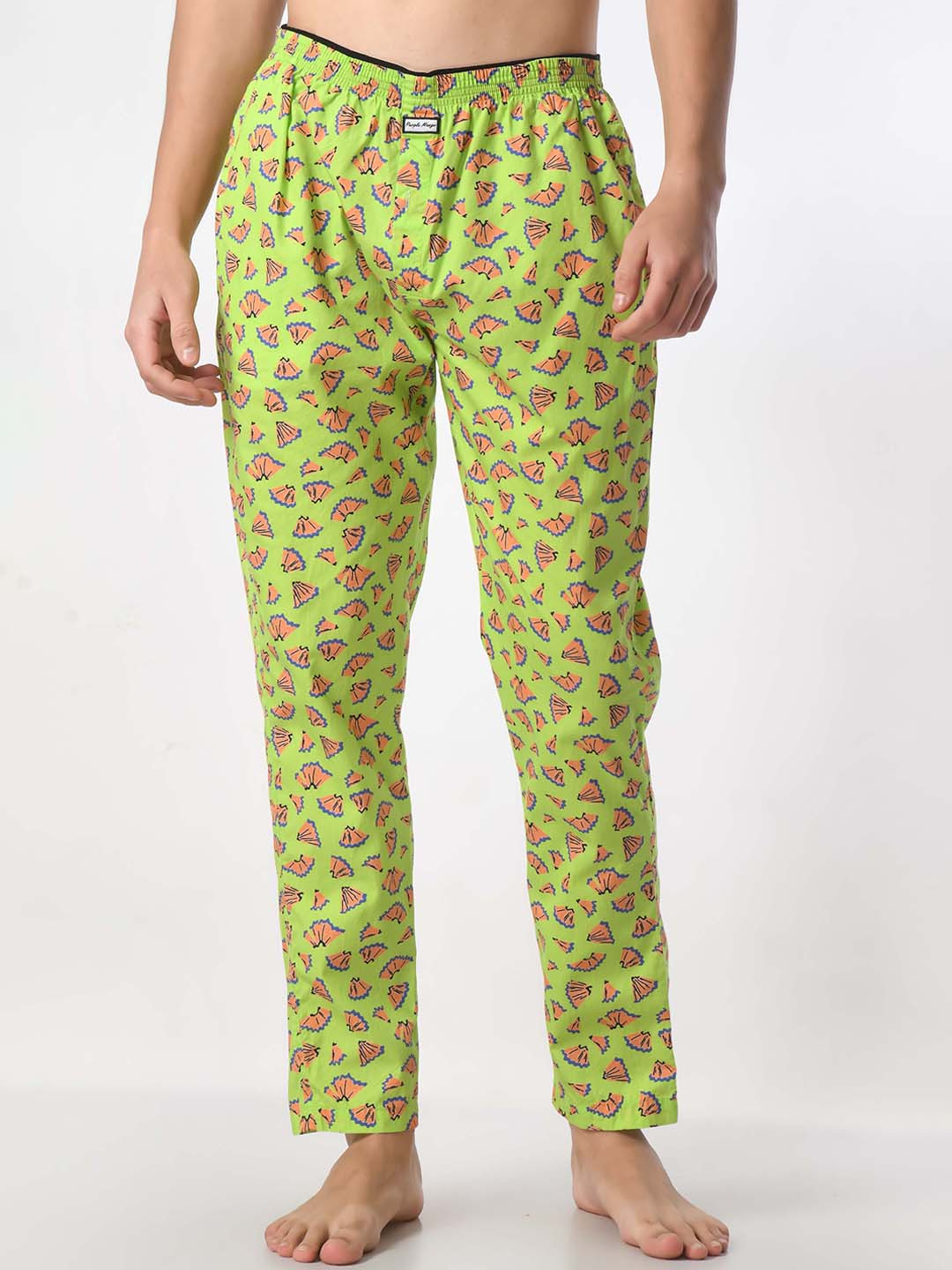PURPLEMANGO THE FRUIT OF FASHION Men Printed Pure Cotton Lounge Pant