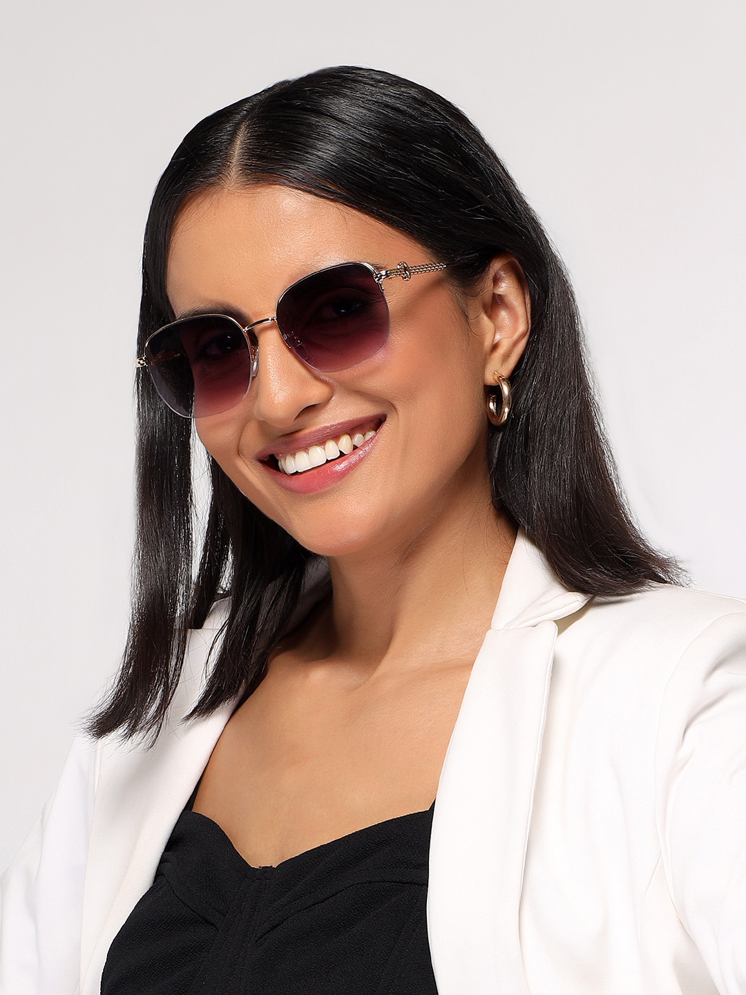 HASHTAG EYEWEAR Women Cateye Sunglasses with UV Protected Lens B80-684