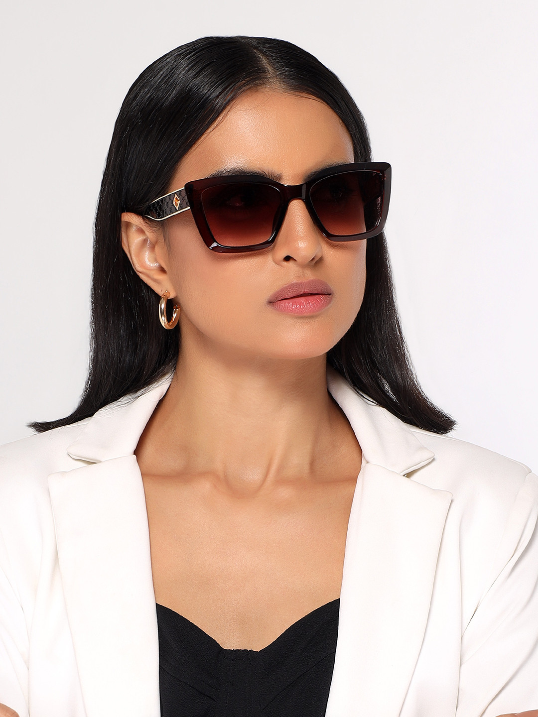 HASHTAG EYEWEAR Women Wayfarer Sunglasses with UV Protected Lens W-9095