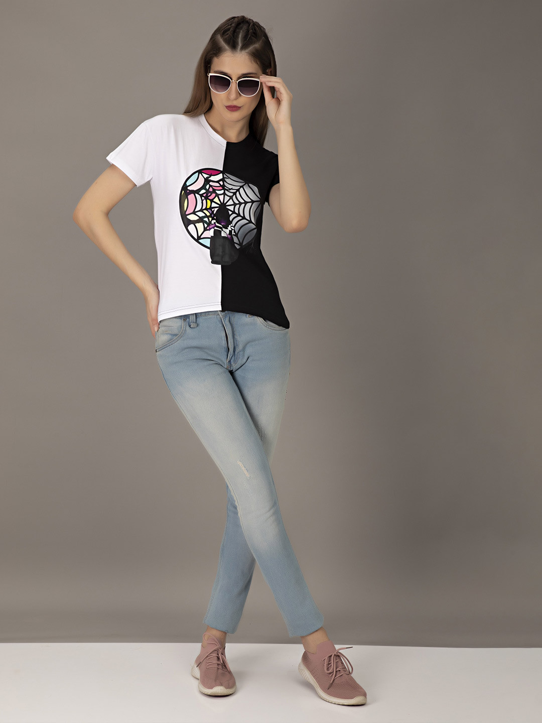 STHULAS Series Stiger Printed Pure Cotton T-Shirt