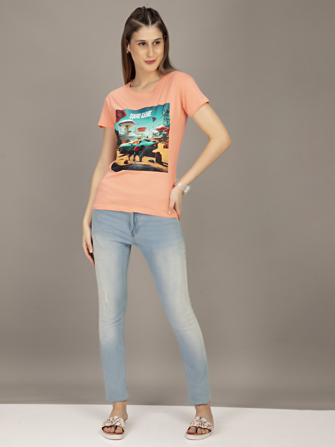 STHULAS Squid Game Printed Pure Cotton T-shirt