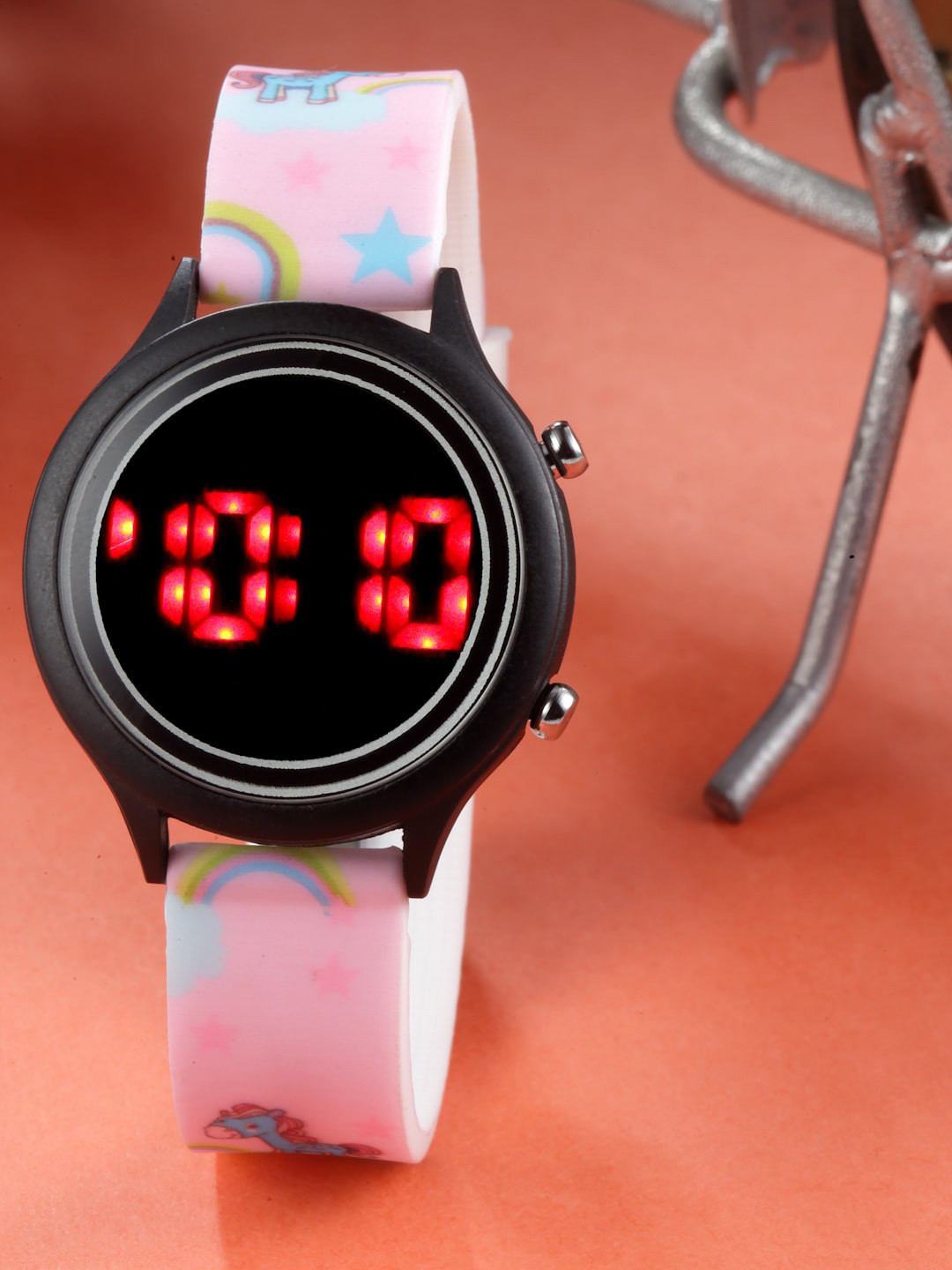 Stoln Kids Metal Dial & Synthetic Straps Digital Watch DIV795-11