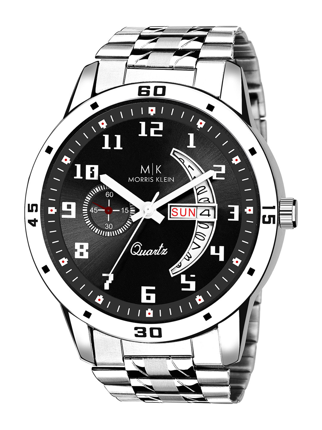 MORRIS KLEIN Men Printed Dial & Stainless Steel Analogue Multi Function Watch MK-2017