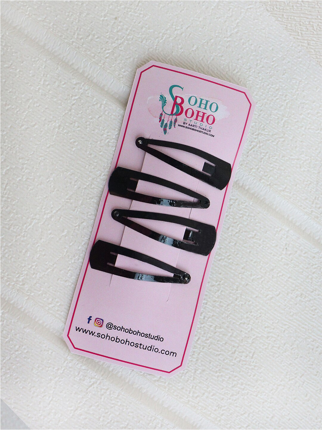 Soho Boho Studio Set of 4 Tic Tac Hair Clip
