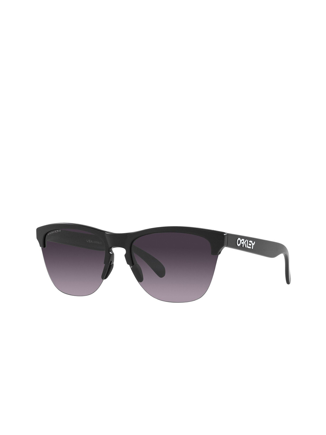 Oakley Men Gradient Grey Lens Round Sunglasses - 0OO937493744963