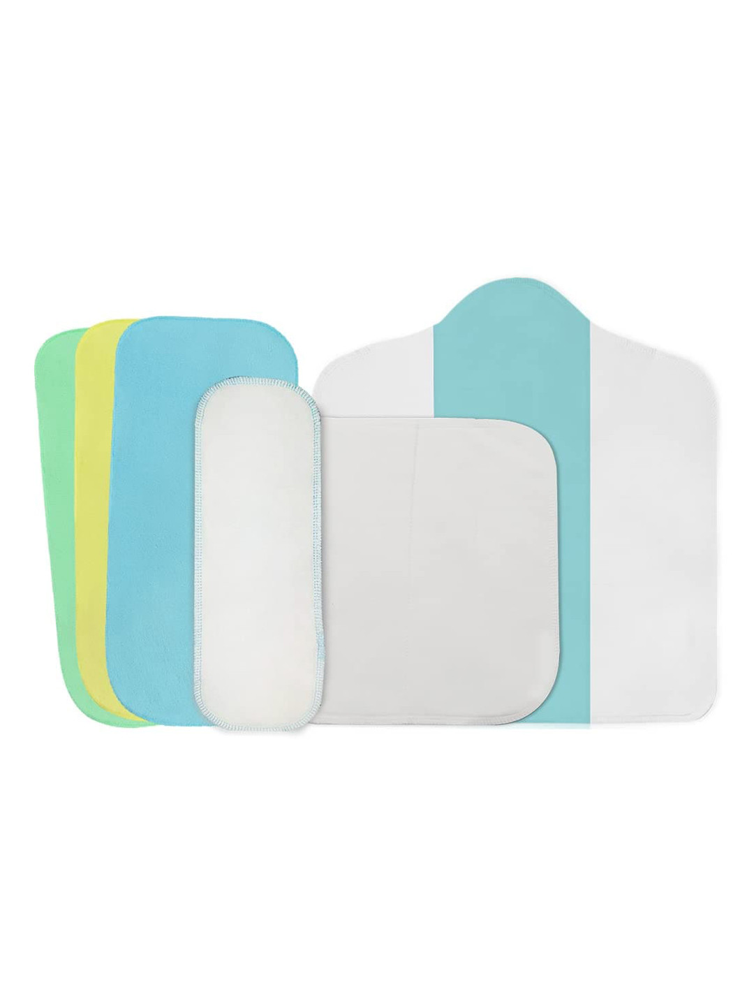 SuperBottoms Set Of 6 Dry Feel Pad-Ultra Thin Pads-Booster Pads- Easy Clean Top Sheets