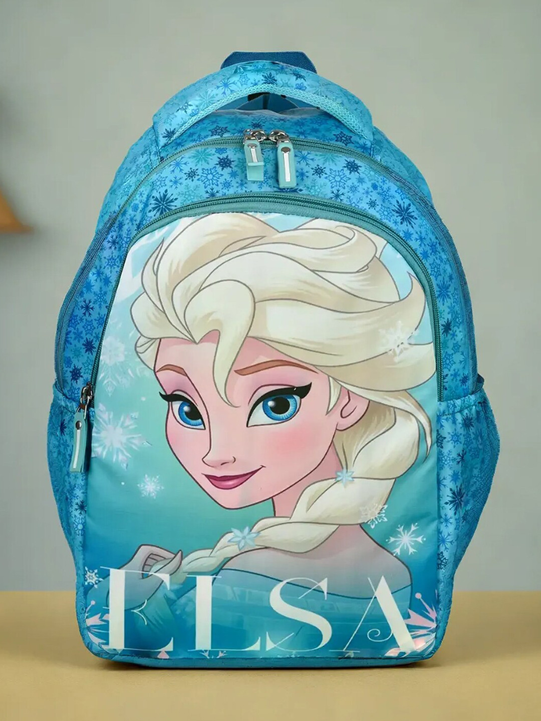 Kuber Industries disney  for girls Printed 3 Compartments Graphic School Backpack