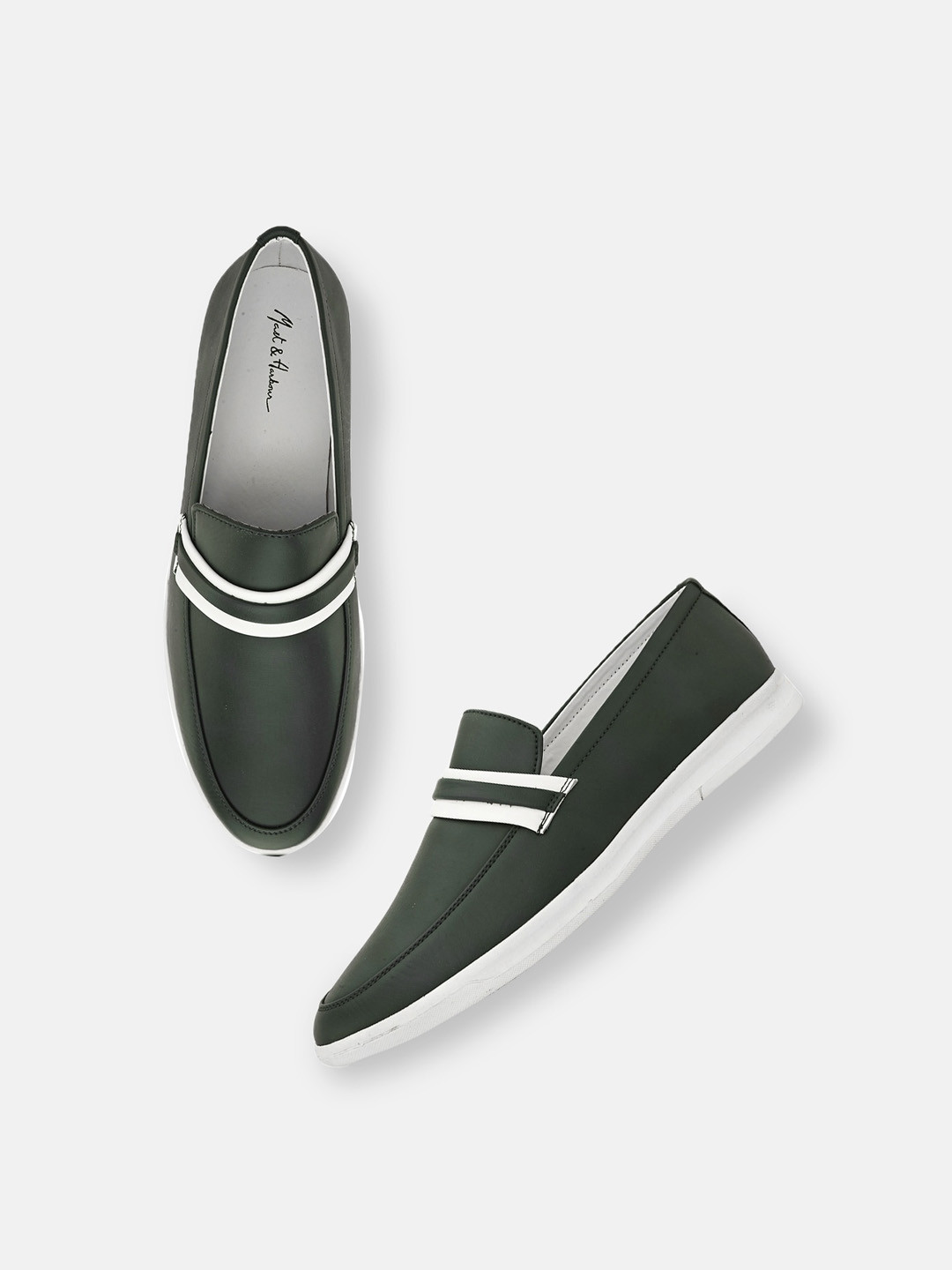 Mast & Harbour Men Striped Lightweight Loafers