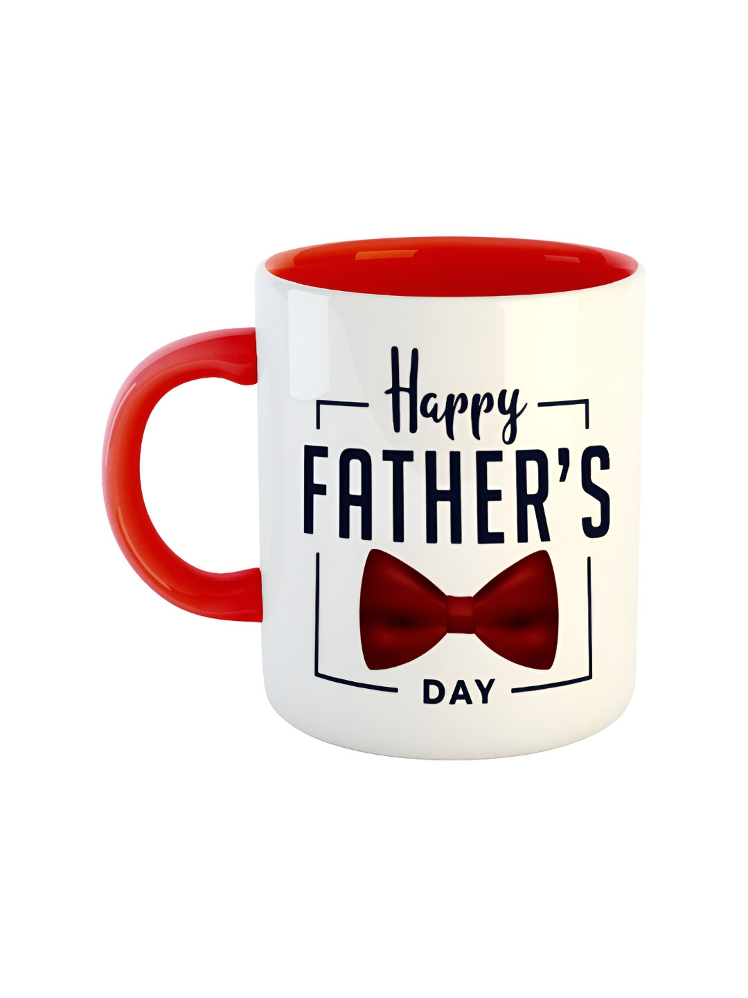 ARTBUG Hiten Name Personalised Red Typography Ceramic Handmade Mug-350ml