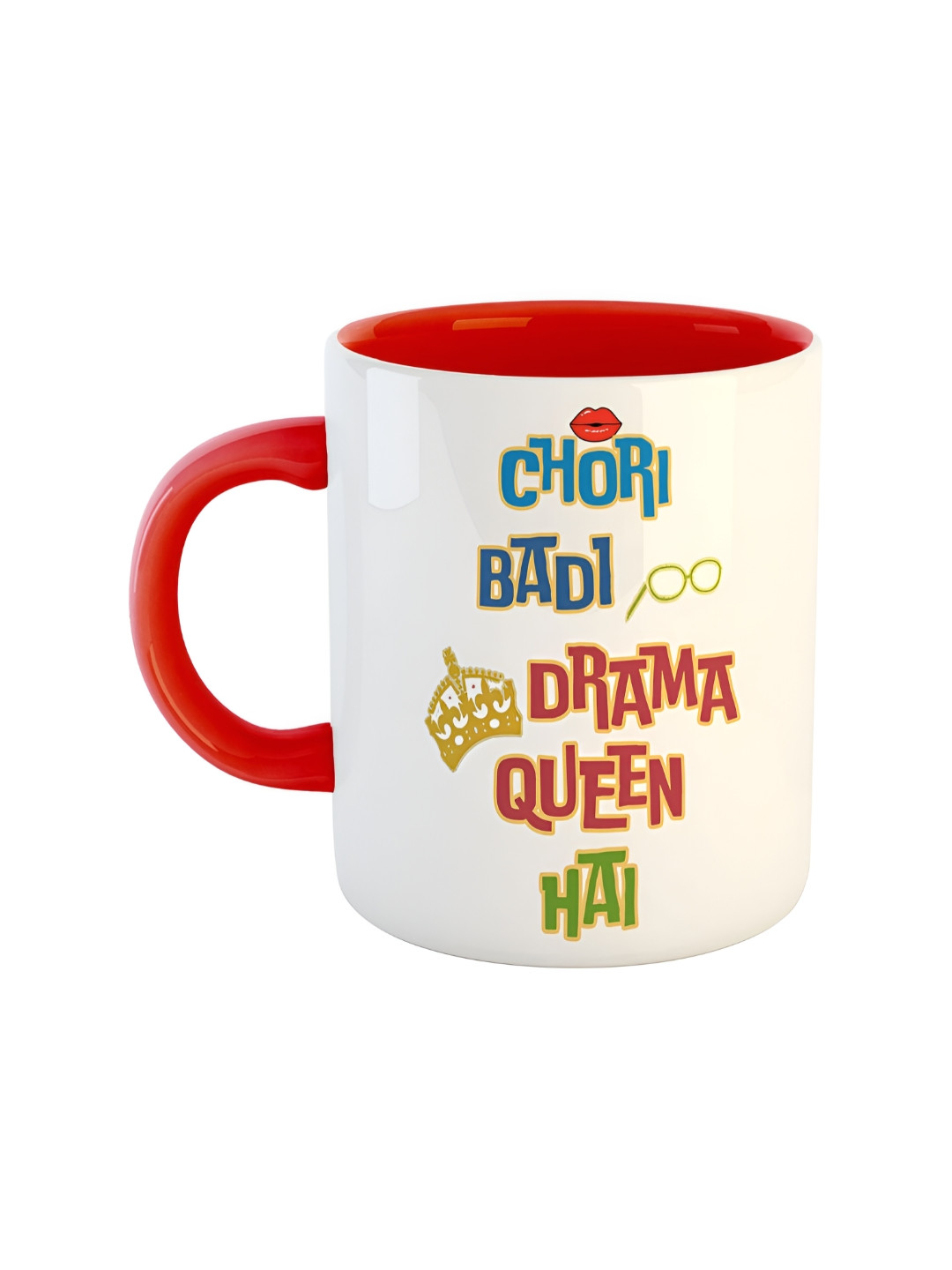 ARTBUG All I Need For A Perfect Day Is Your Smile I Love You Red Typography Ceramic Microwave Safe Mug-325ml