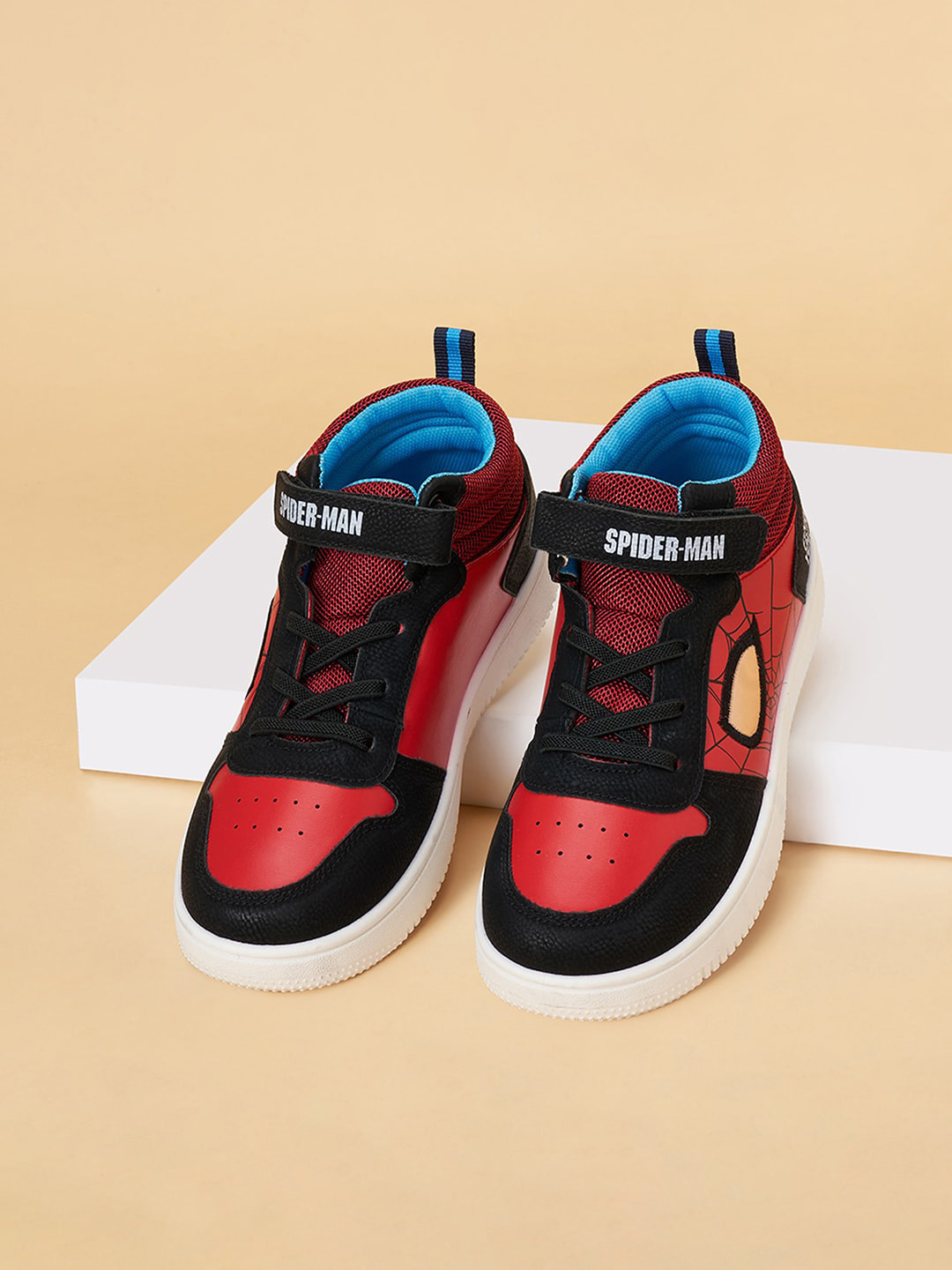 Pantaloons Junior Boys Spider-Man Printed Mid Top Sneakers