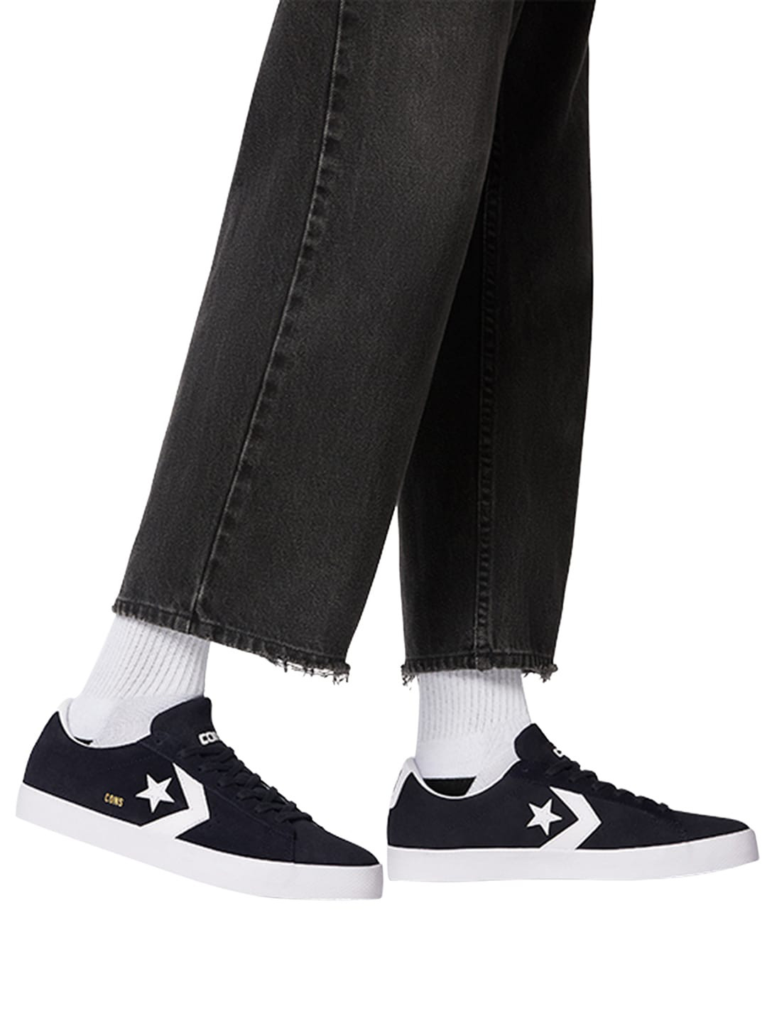 Leather Low Converse Pro Leather On Foot Converse Foot Converse