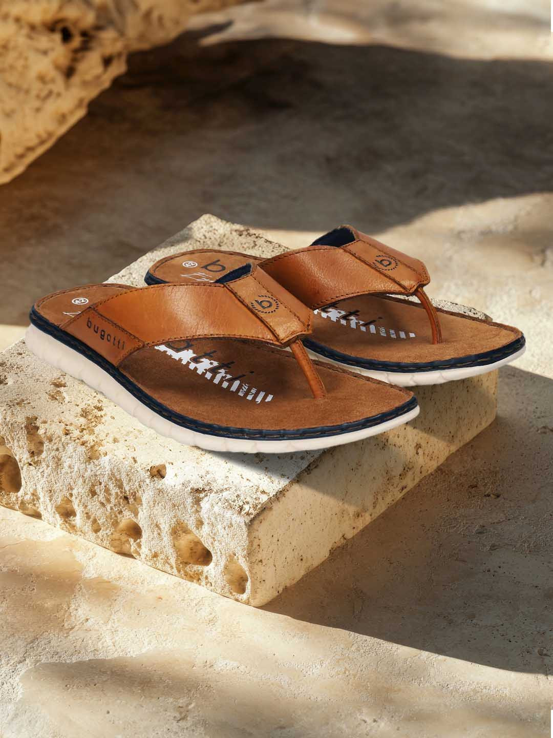 Bugatti CORFU Men Leather Comfort Sandals