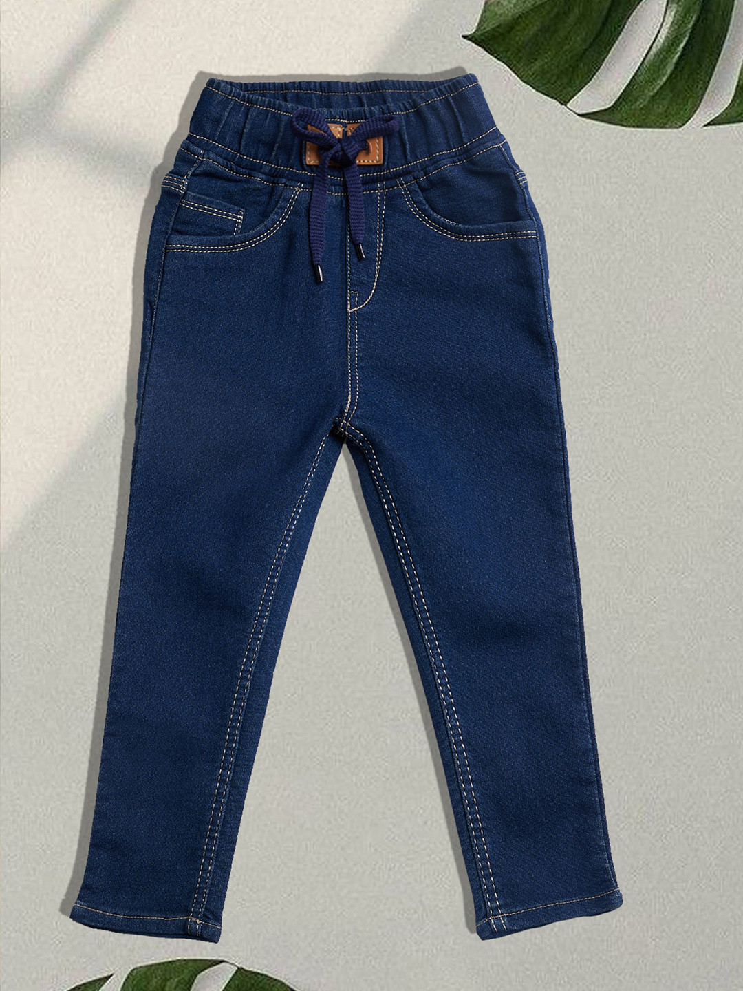 A-Okay Kids Joggers Fit High-Rise Easy Wash Jeans