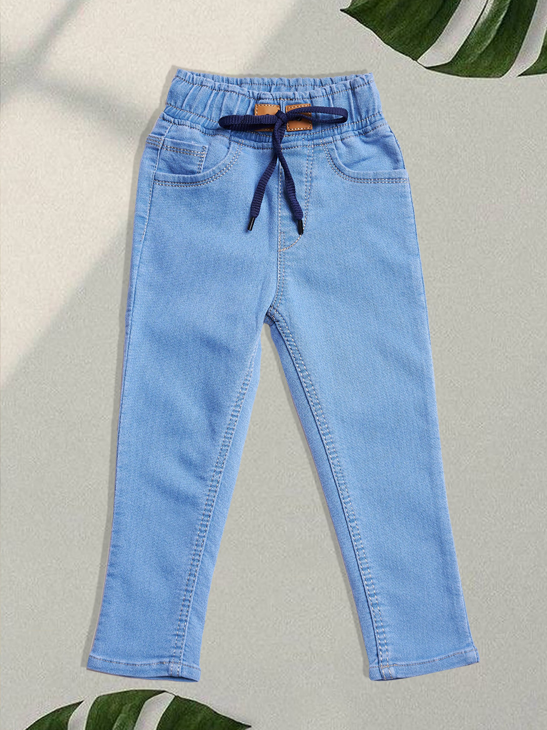 A-Okay Kids Joggers Fit High-Rise Easy Wash Jeans