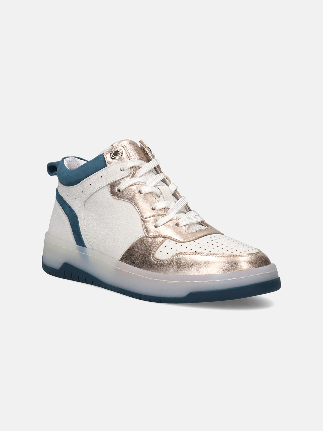 BAGATT Sting Women Colourblocked Leather High Top Sneakers