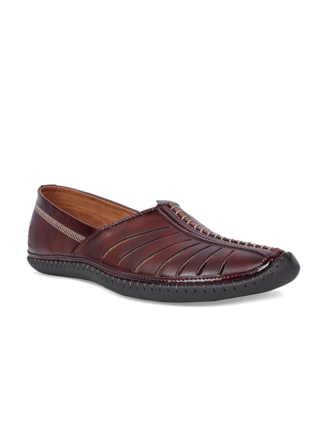 Big Boon Men Round Toe Lightweight Mojaris
