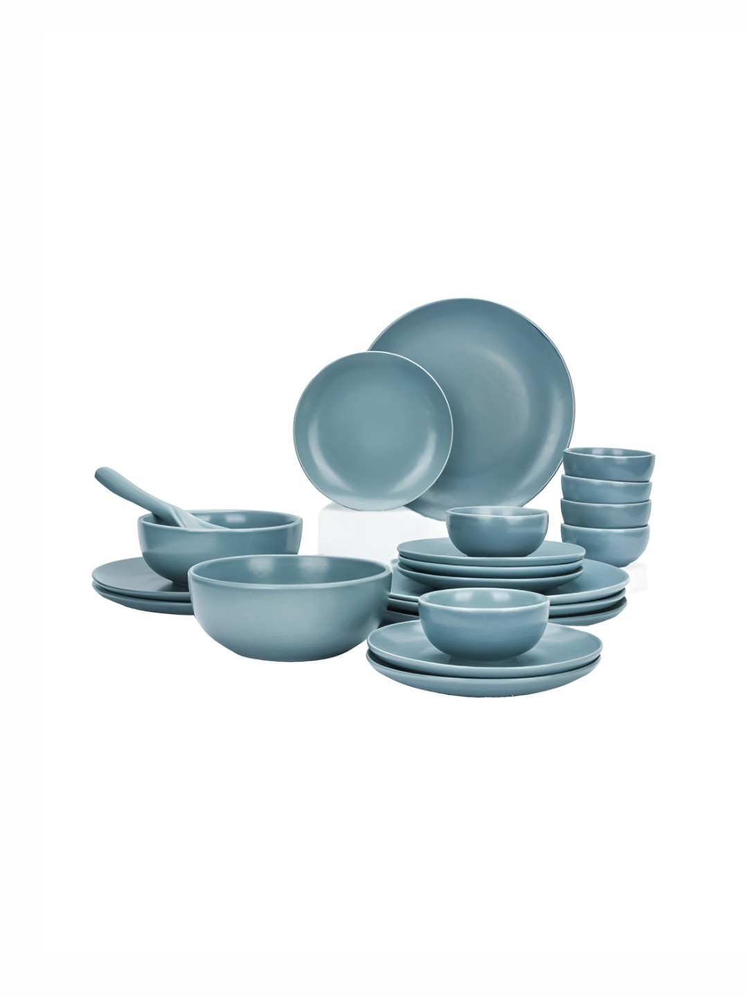 UMAI Grey Solid Ceramic Easy to Clean 20 Piece Dinner Set