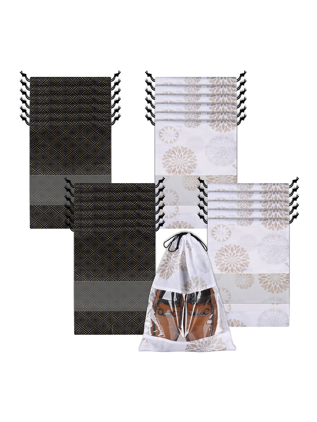 Kuber Industries Pack Of 24 Shoe Cover Bags