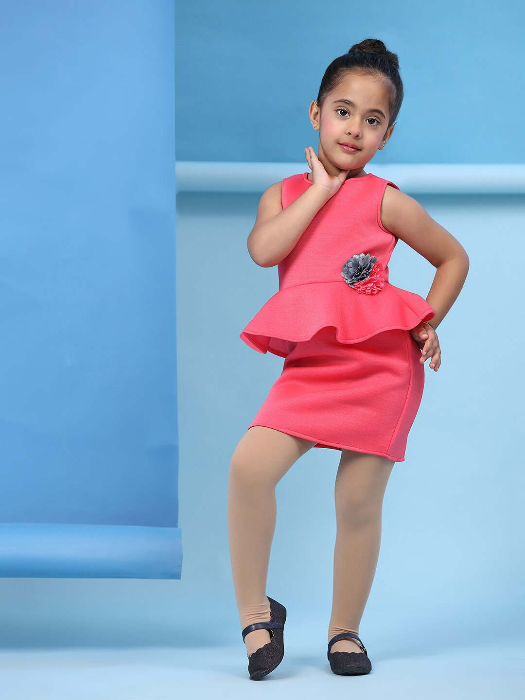 Toy Balloon kids Girls Layered A-Line Dress